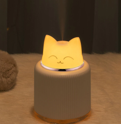 Увлажнитель (аромадиффузор) Котик воздуха PET LAMP Humidifier с функцией ночника 300 ml / 2 режима подсветки, USB